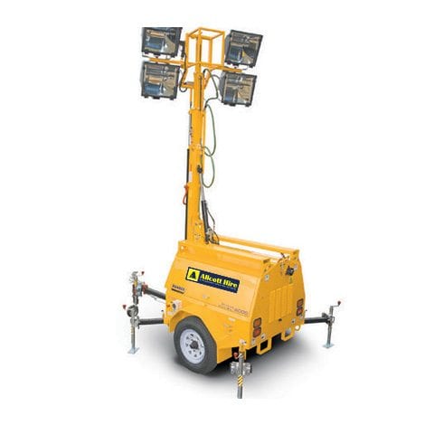 Lighting Towers Hire 4000W - Hire - Portable Lighting Hire